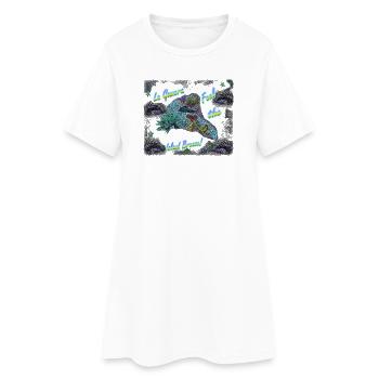 Îles Canaries - La Gomera : « Feel-good island » pour se détendre ! - Robe T-shirt Femme - blanc - Devant