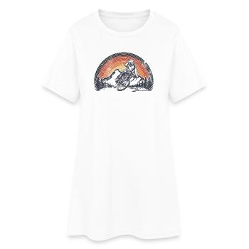Millésime de descente - Robe T-shirt Femme - blanc - Devant