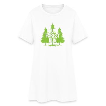 Run Forest Run - Robe T-shirt Femme - blanc - Devant
