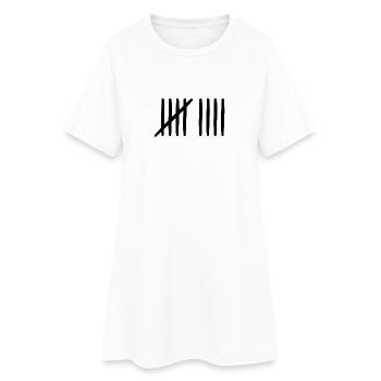 9e anniversaire liste-traits 9 ans - Robe T-shirt Femme - blanc - Devant