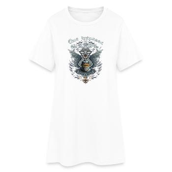 Que trépasse si je faiblis ! Citation réplique - Robe T-shirt Femme - blanc - Devant