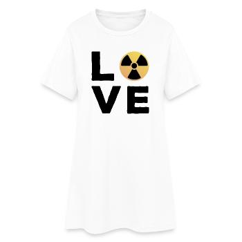 Love Cadeau Manip radio Radiologue Radiologie - Robe T-shirt Femme - blanc - Devant