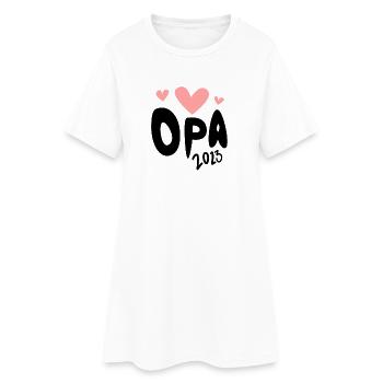 Opa 2023 - Opa werden - Bald Opa - Frauen T-Shirt-Kleid - Weiß - Vorne