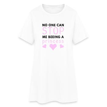 Princesse - Robe T-shirt Femme - blanc - Devant
