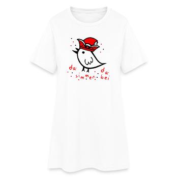 Carnival, Carnival, Confetti - Women’s T-Shirt Dress - white - Front