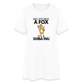 Cadeau de propriétaire de chien Shiba Inu - Robe T-shirt Femme - blanc - Devant