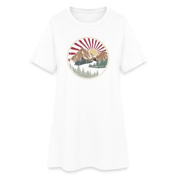 Insigne du Cercle de la Montagne du Lever du Soleil - Robe T-shirt Femme - blanc - Devant