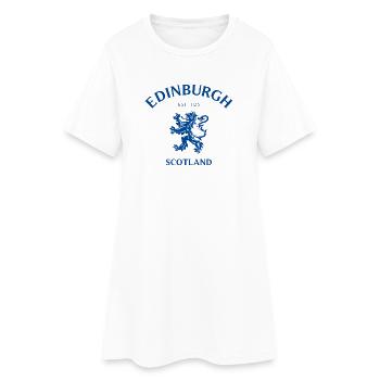 ÉDIMBOURG, Schottland, Écosse - Robe T-shirt Femme - blanc - Devant