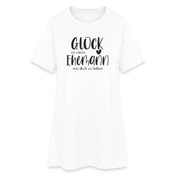 Ehemann Hochzeit Hochzeitstag Geschenk - Frauen T-Shirt-Kleid - Weiß - Vorne