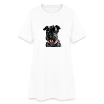 Kerry Blue Terrier - Robe T-shirt Femme - blanc - Devant