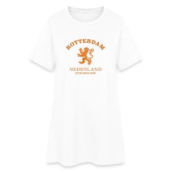 ROTTERDAM Nederland Niederlande Pays-Bas - Robe T-shirt Femme - blanc - Devant