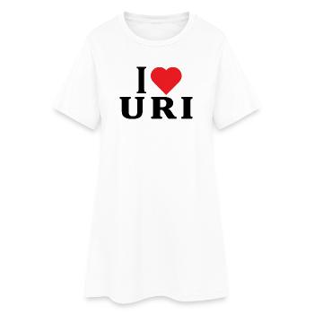 T-shirt J’adore Uri t-shirt Sardaigne idée cadeau - Robe T-shirt Femme - blanc - Devant