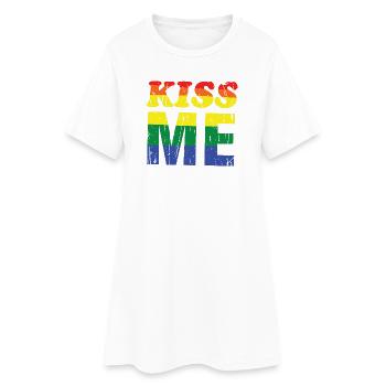 Reggae Stylish Pride Design - Robe T-shirt Femme - blanc - Devant