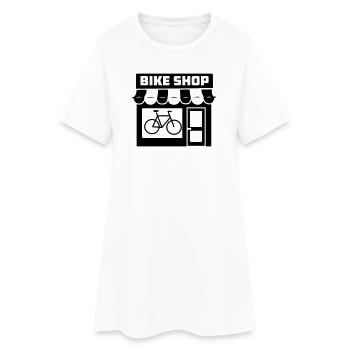 Bike shop - Women’s T-Shirt Dress - white - Front