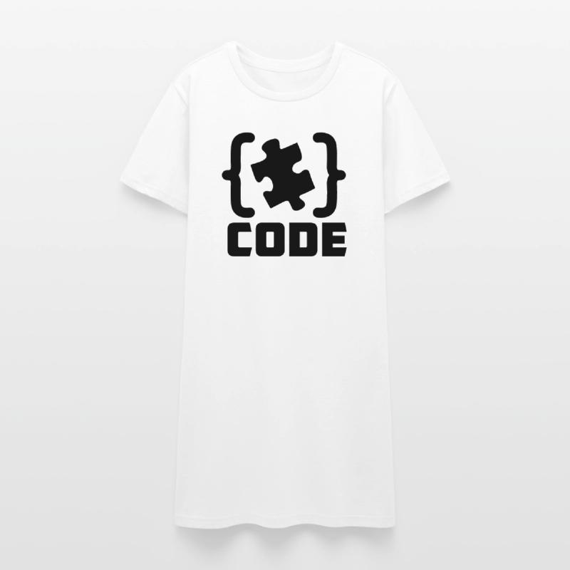programmeur Code résolution de pièces de puzzle Robe T-shirt Femme