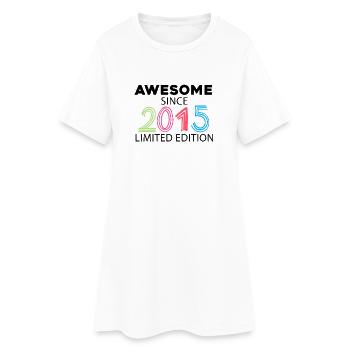 Fantastic since 2015 - Vintage 2015 - Women’s T-Shirt Dress - white - Front