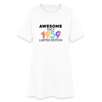 Fantastique depuis 1959 - né en 1959 - Robe T-shirt Femme - blanc - Devant
