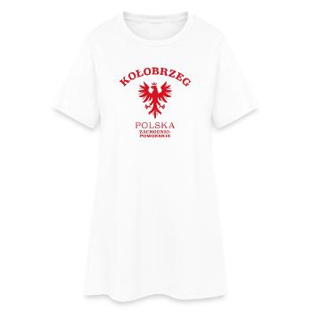 KOLOBRZEG Polen Polska Pologne - Robe T-shirt Femme - blanc - Devant