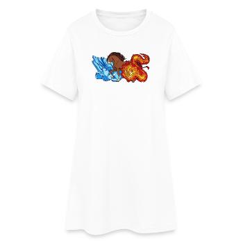 Cool Chevaux Islandais Chevaux Cheval Amour Galop - Robe T-shirt Femme - blanc - Devant