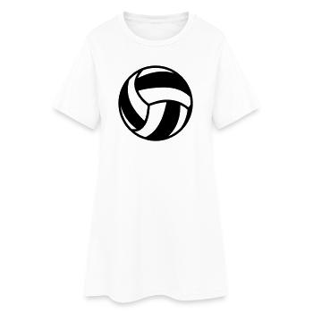 volley-ball - Robe T-shirt Femme - blanc - Devant