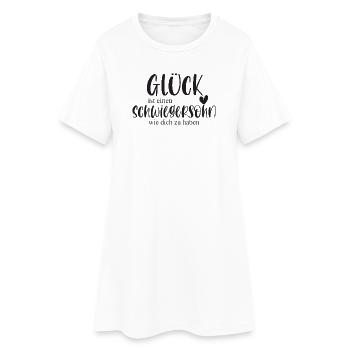 Schwiegersohn sohn Familie Geschenk Danke - Frauen T-Shirt-Kleid - Weiß - Vorne
