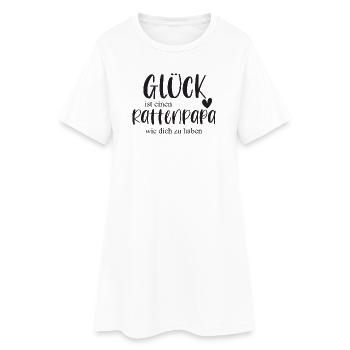 Ratte Rattenpapa Haustier Nagetier Geschenk - Frauen T-Shirt-Kleid - Weiß - Vorne