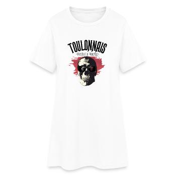 Toulonnais Hasta La Muerte - 83 - Robe T-shirt Femme - blanc - Devant