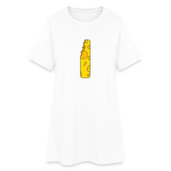 Point I - Robe T-shirt Femme - blanc - Devant