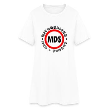 Employee of the Hour Employee of the Month MDS - Women’s T-Shirt Dress - white - Front