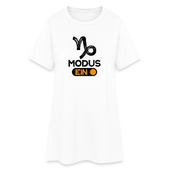 Déclaration du Zodiaque Capricorne Astrologie Horoscope - Robe T-shirt Femme - blanc - Devant