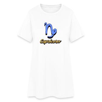 Horoscope des marées Capricorne Sky Astronomie - Robe T-shirt Femme - blanc - Devant