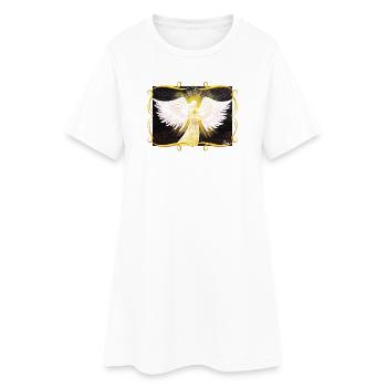 Le Porteur de Lumière - Sonja Ariel von Staden - Robe T-shirt Femme - blanc - Devant