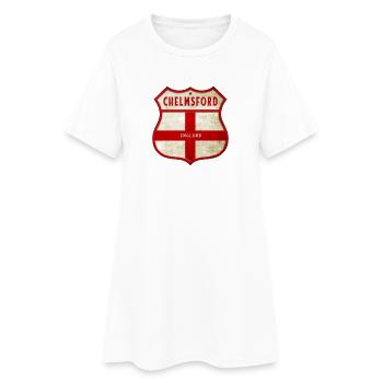 Armoiries de Chelmsford, Angleterre - Robe T-shirt Femme - blanc - Devant