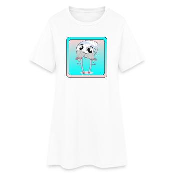 ESPRITS AVEC BÉQUILLES - MARCHEUR - GUÉRISON - Robe T-shirt Femme - blanc - Devant