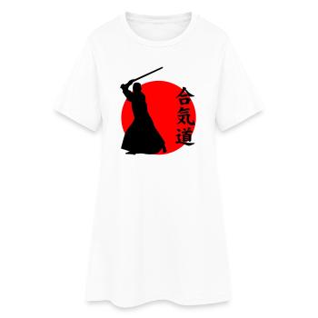 Aïkido - Robe T-shirt Femme - blanc - Devant