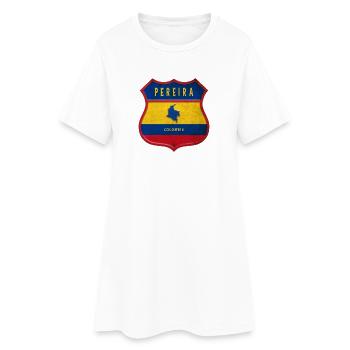 Design des armoiries de Pereira, Colombie - Robe T-shirt Femme - blanc - Devant