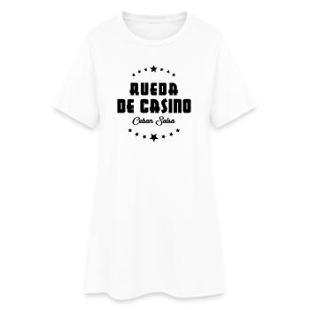 Rueda de Casino - Cuban Salsa - Frauen T-Shirt-Kleid - Weiß - Vorne