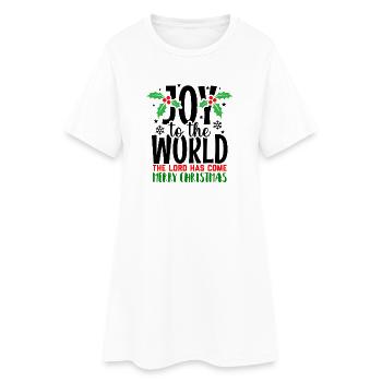 Noël, noël, noël, noël, noël, noël, noël, noël - Robe T-shirt Femme - blanc - Devant