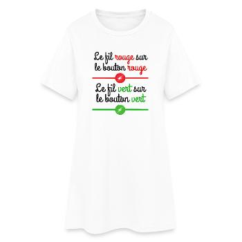 septième compagnie, 7ème compagnie, film culte - Robe T-shirt Femme - blanc - Devant