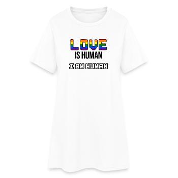 Déclaration d’égalité LGBT Relation homosexuelle - Robe T-shirt Femme - blanc - Devant