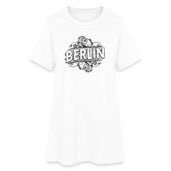 Retro Berlin - Vintage Berlin für Berliner/innen - Frauen T-Shirt-Kleid - Weiß - Vorne