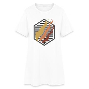 Fire Merch Edition - Women’s T-Shirt Dress - white - Front