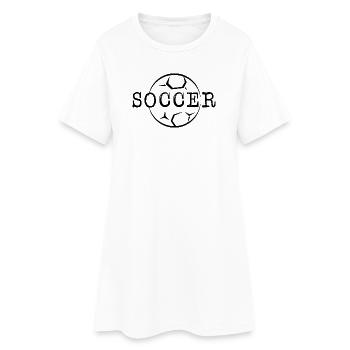 Logo de ballon de football Symbole de logo de ballon de football Illustration d’icône - Robe T-shirt Femme - blanc - Devant