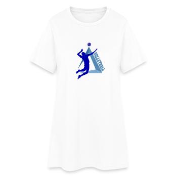 Volleyball - Robe T-shirt Femme - blanc - Devant