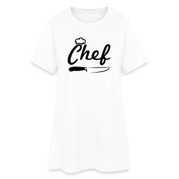 Chef V2 - Women’s T-Shirt Dress - white - Front