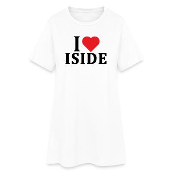 t-shirt I love Isis t-shirt gift idea - Women’s T-Shirt Dress - white - Front