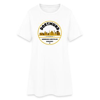 Golden City Skyline Skyline - Women’s T-Shirt Dress - white - Front