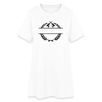 Logo paintball. - Robe T-shirt Femme - blanc - Devant