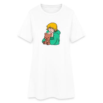 Pop Culture Anime Manga Cartoon Cosplay - Women’s T-Shirt Dress - white - Front