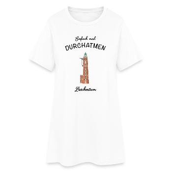 Bremerhaven, phare Loschenturm - Robe T-shirt Femme - blanc - Devant